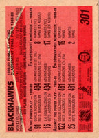 1989 O-Pee-Chee Chicago Blackhawks #301