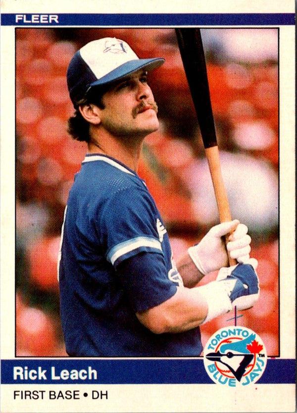 1984 Fleer Update Rick Leach #U-71