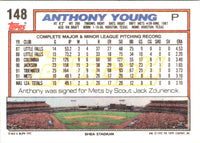 1992 Topps Anthony Young #148