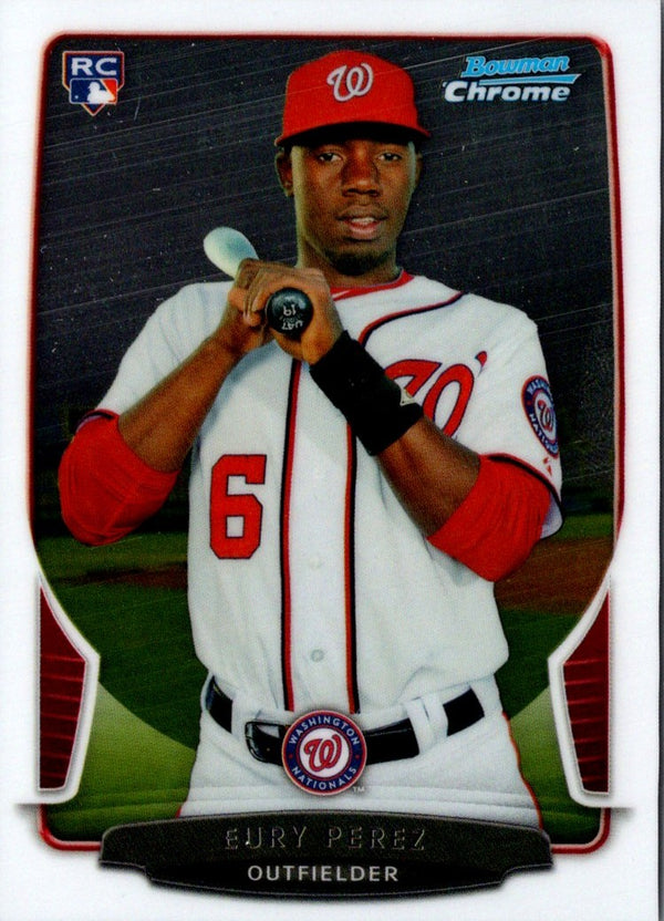 2013 Bowman Chrome Eury Perez #64 Rookie