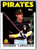 1986 Topps Johnnie LeMaster