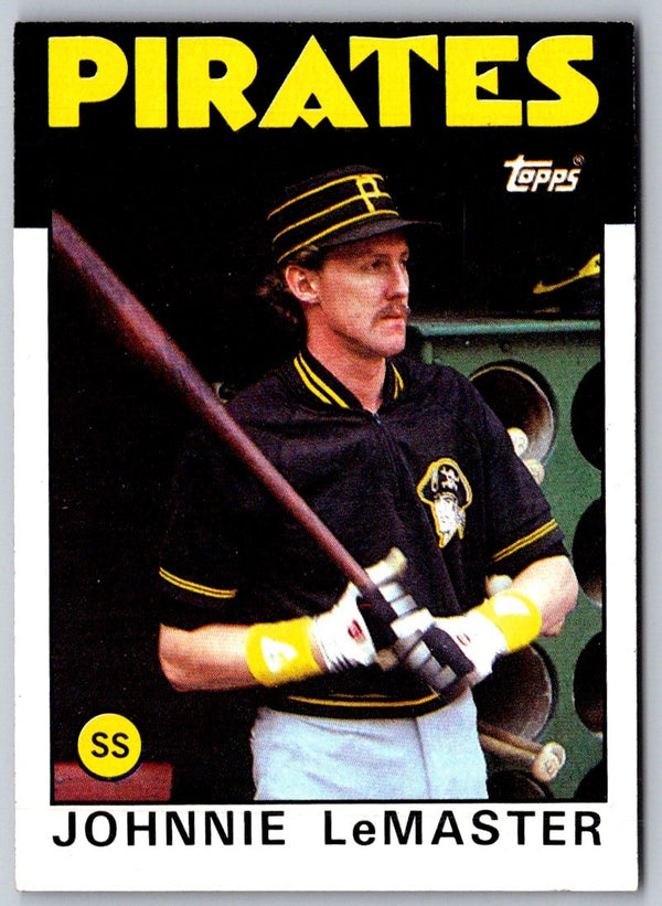 1986 Topps Johnnie LeMaster #289