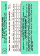 1984 Donruss Cecilio Guante