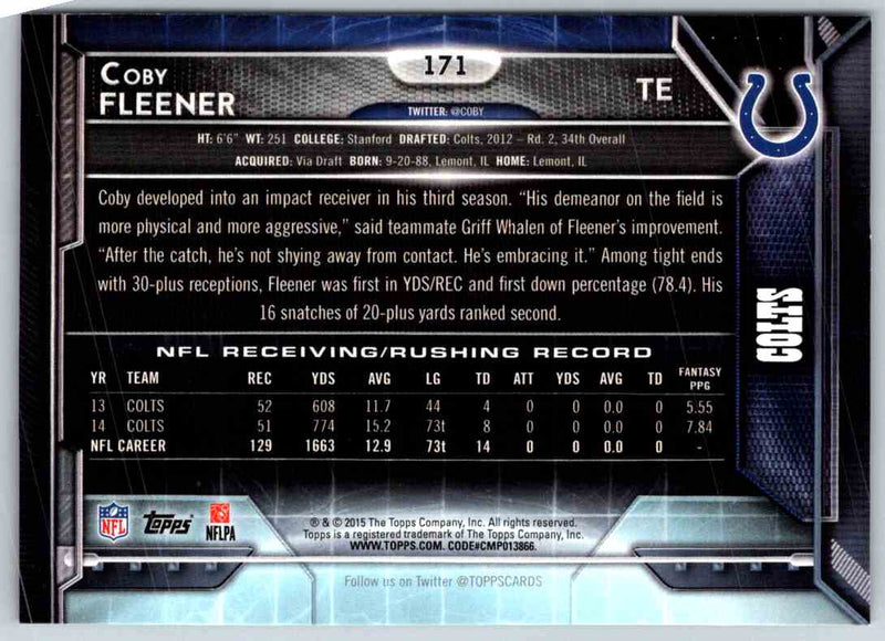 2013 Topps Coby Fleener