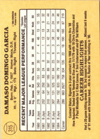 1985 Donruss Damaso Garcia #315