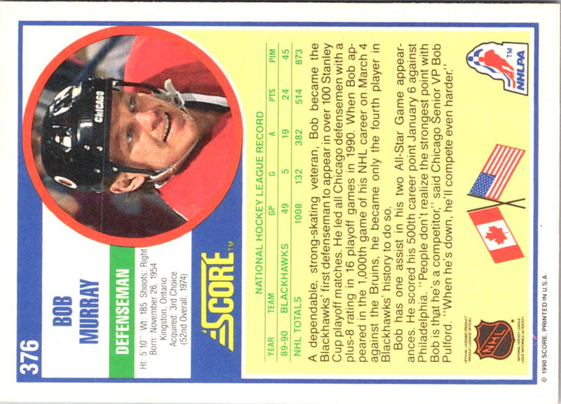1990 Score Bob Murray