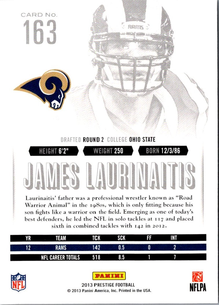 2013 Panini Prestige James Laurinaitis