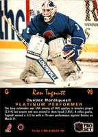 1991 Pro Set Platinum Ron Tugnutt #98