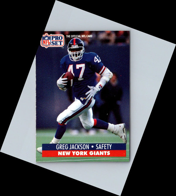 1991 Pro Set Greg Jackson #66 Rookie