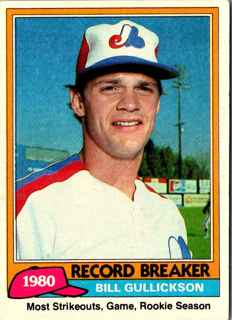 1981 Topps Bill Gullickson