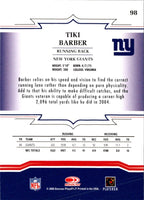 2005 Donruss Throwback Threads Tiki Barber #98
