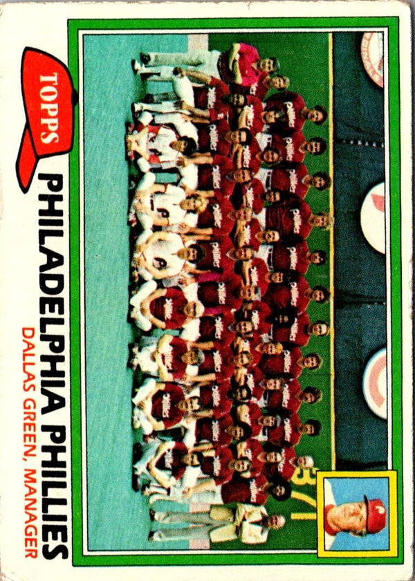 1981 Topps Philadelphia Phillies - Dallas Green #682