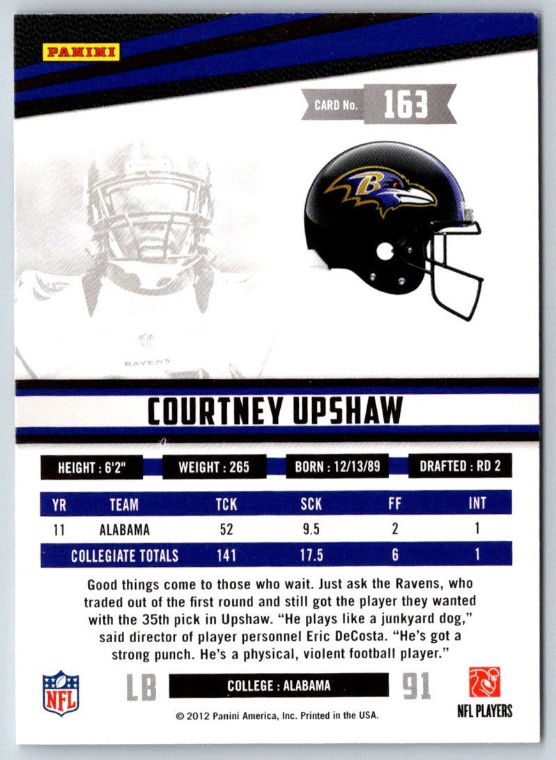 2012 Panini Rookies & Stars Courtney Upshaw