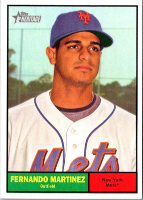 2010 Topps Heritage Fernando Martinez #291