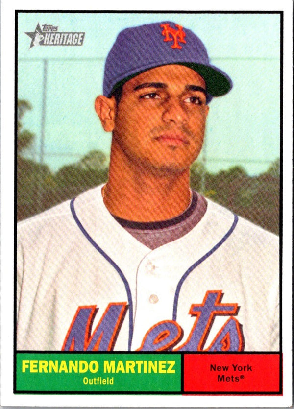 2010 Topps Heritage Fernando Martinez #291