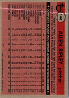 1981 Topps Allen Ripley #144