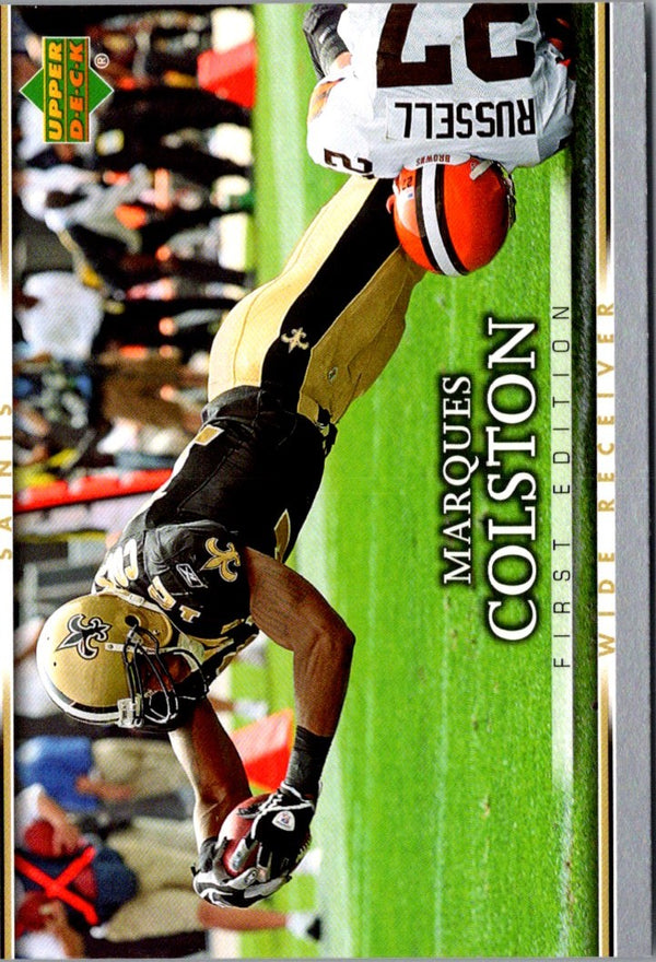 2007 Upper Deck First Edition Marques Colston #67