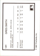 1987 ProCards Greg Smith