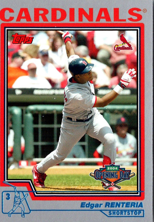 2004 Topps Opening Day Edgar Renteria #154