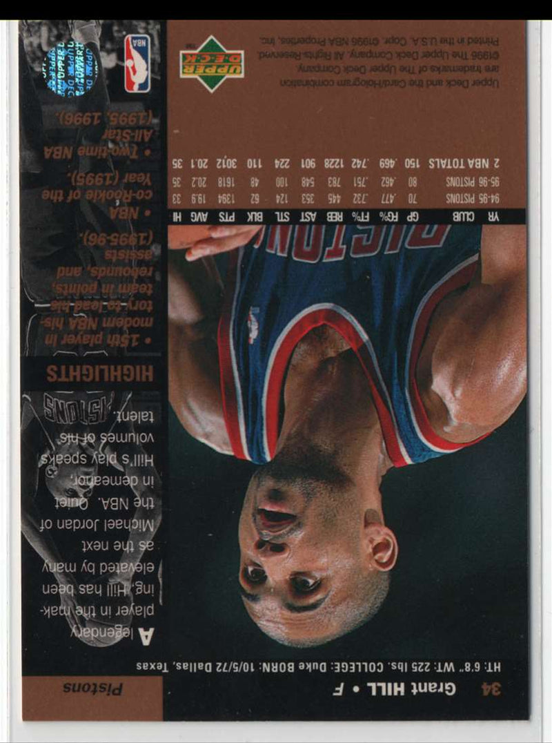 1996 Upper Deck Grant Hill