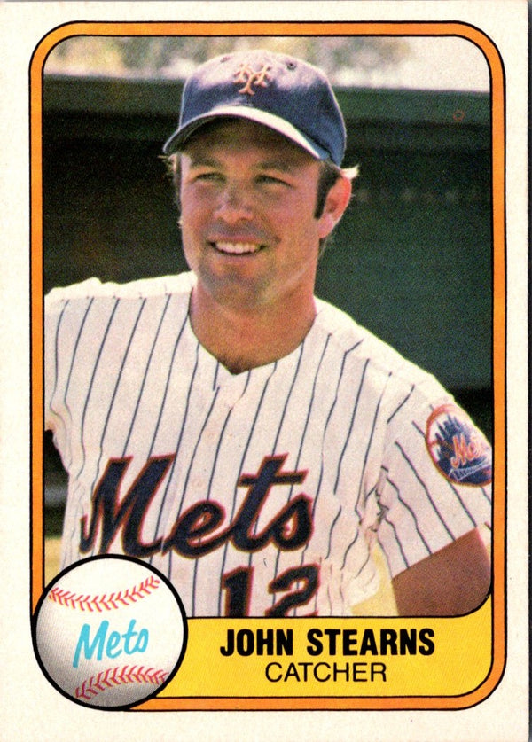 1981 Fleer John Stearns #317