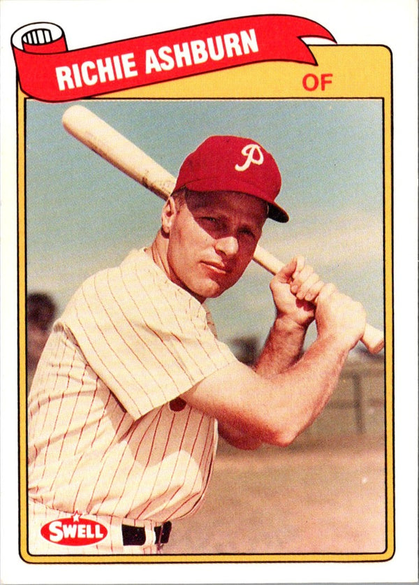 1989 Swell Baseball Greats Richie Ashburn #85