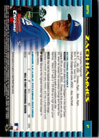 2002 Bowman Draft Picks & Prospects Zach Hammes #BDP51 Rookie