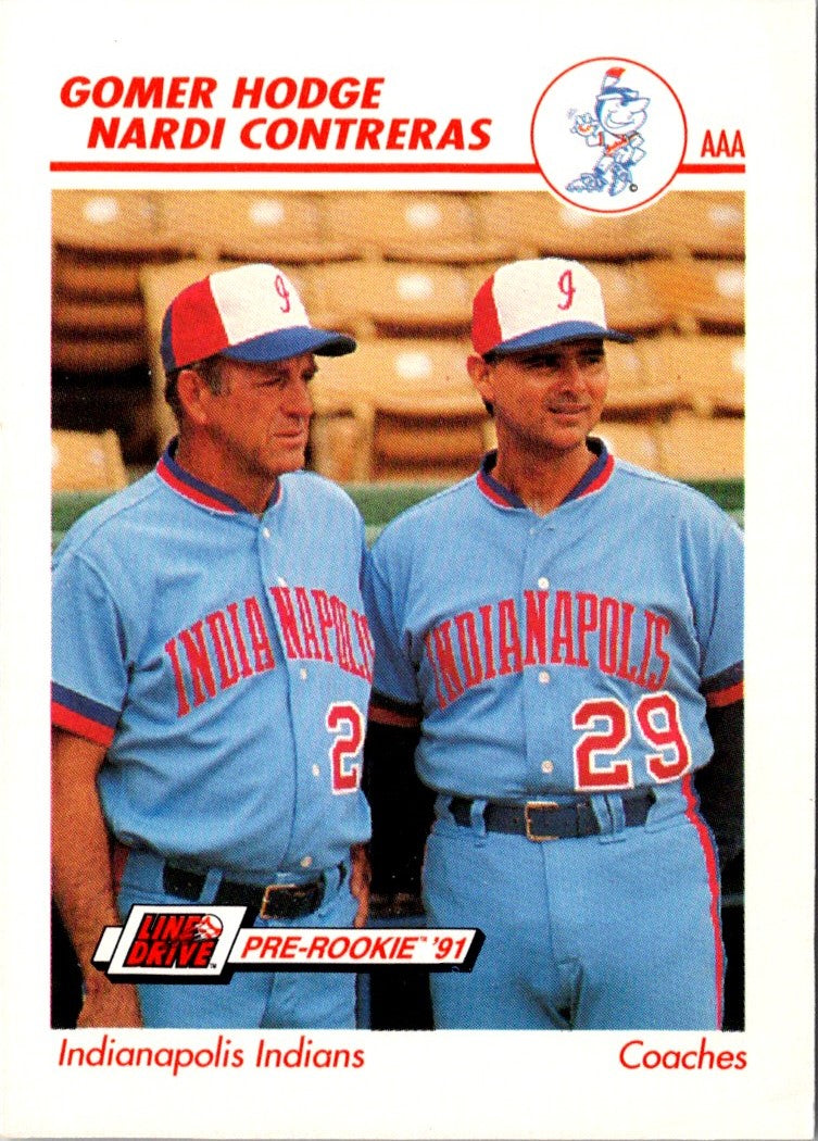 1991 Line Drive AAA Gomer Hodge/Nardi Contreras