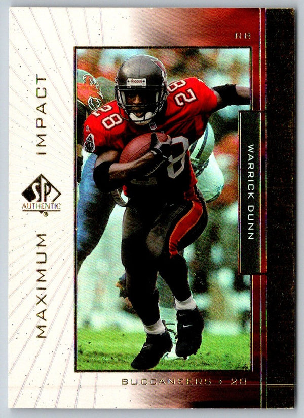 1999 SP Authentic Maximum Impact Warrick Dunn #MI-6