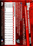 2017 Topps Holiday Ryan Zimmerman