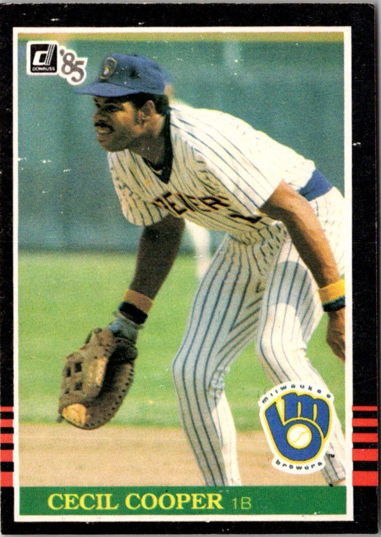 1985 Leaf Cecil Cooper