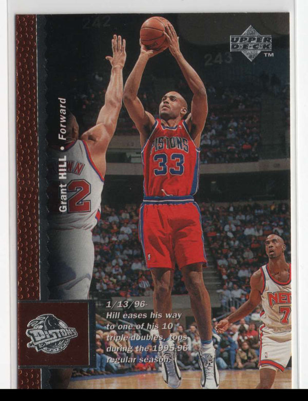 1996 Upper Deck Grant Hill #34 Hot