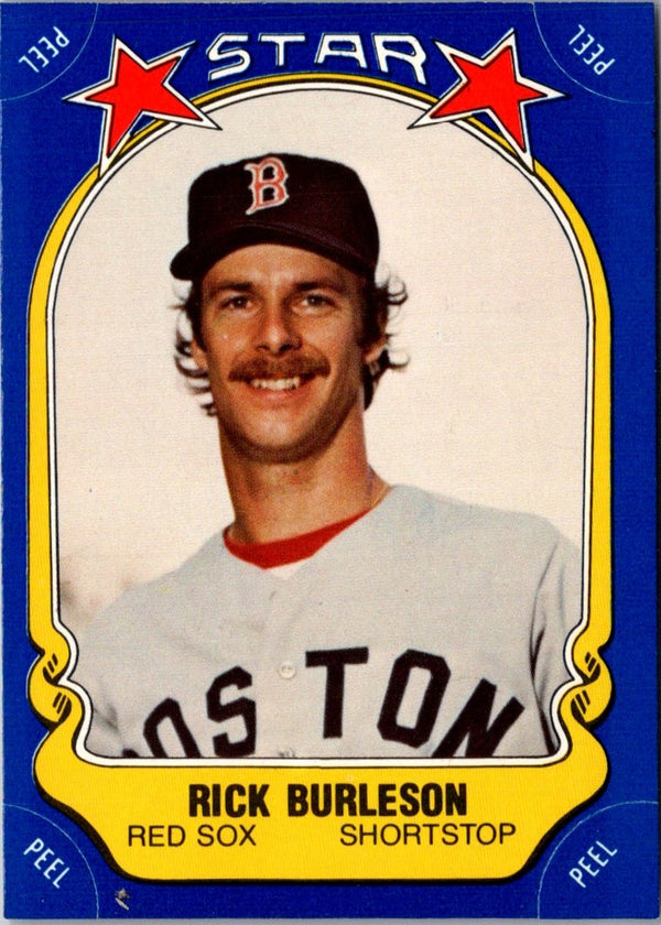 1981 Fleer Star Stickers Rick Burleson #33