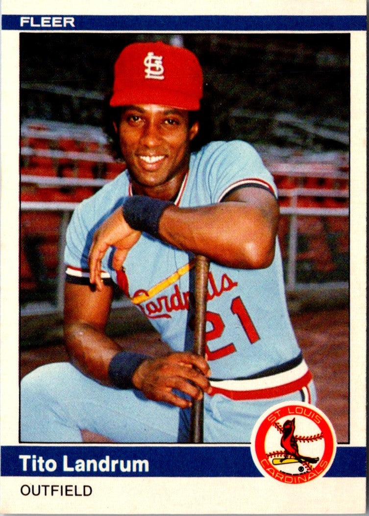 1984 Fleer Update Tito Landrum