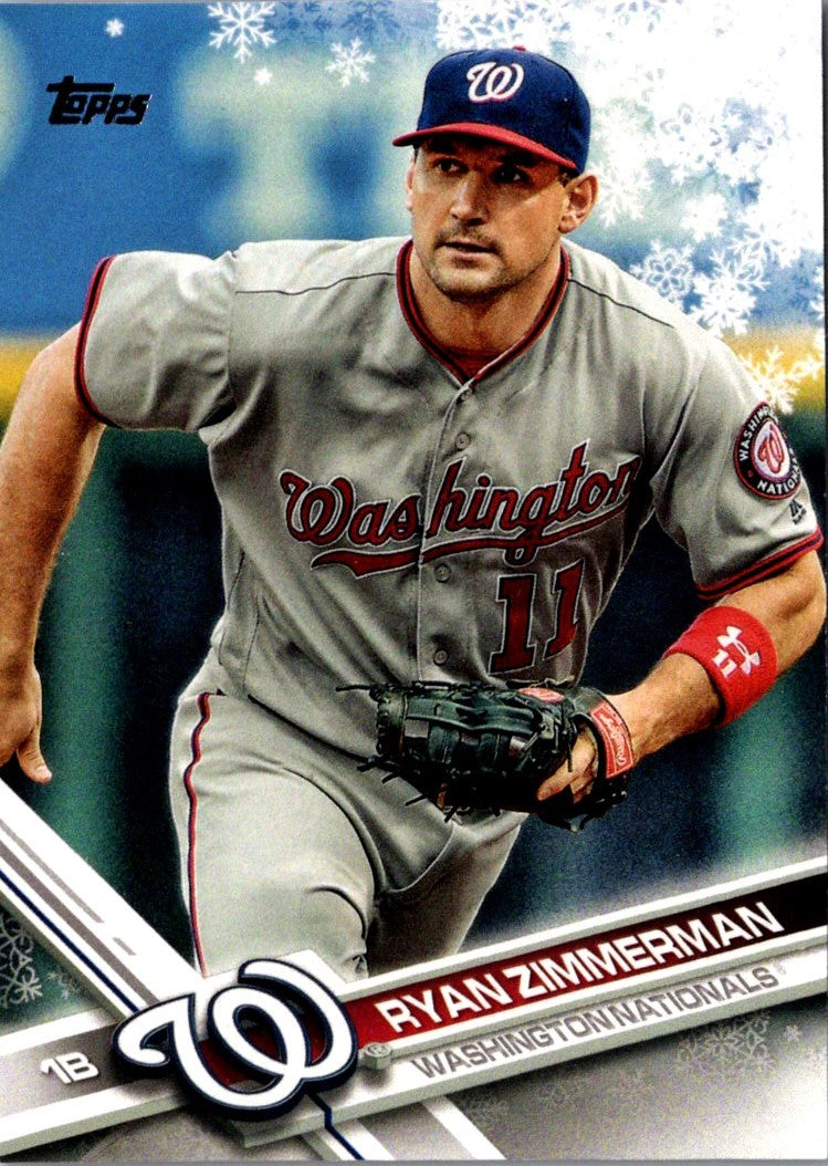 2017 Topps Holiday Ryan Zimmerman