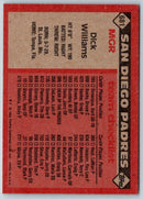 1986 Topps Dick Williams
