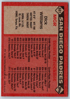 1986 Topps Dick Williams #681