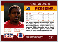 1990 Pro Set Gary Clark #321