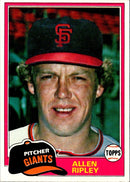 1981 Topps Allen Ripley