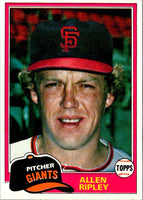 1981 Topps Allen Ripley #144