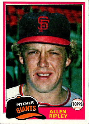 1981 Topps Allen Ripley #144