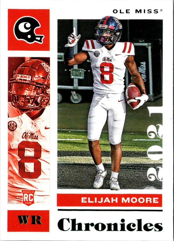 2021 Panini Chronicles Draft Picks Elijah Moore #23