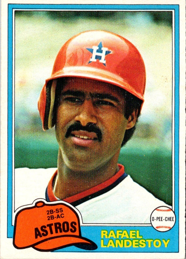 1981 O-Pee-Chee Rafael Landestoy #326