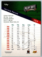 1997 Playoff Zone Irving Fryar #33