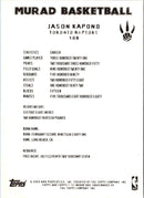 2008 Topps T-51 Murad Jason Kapono