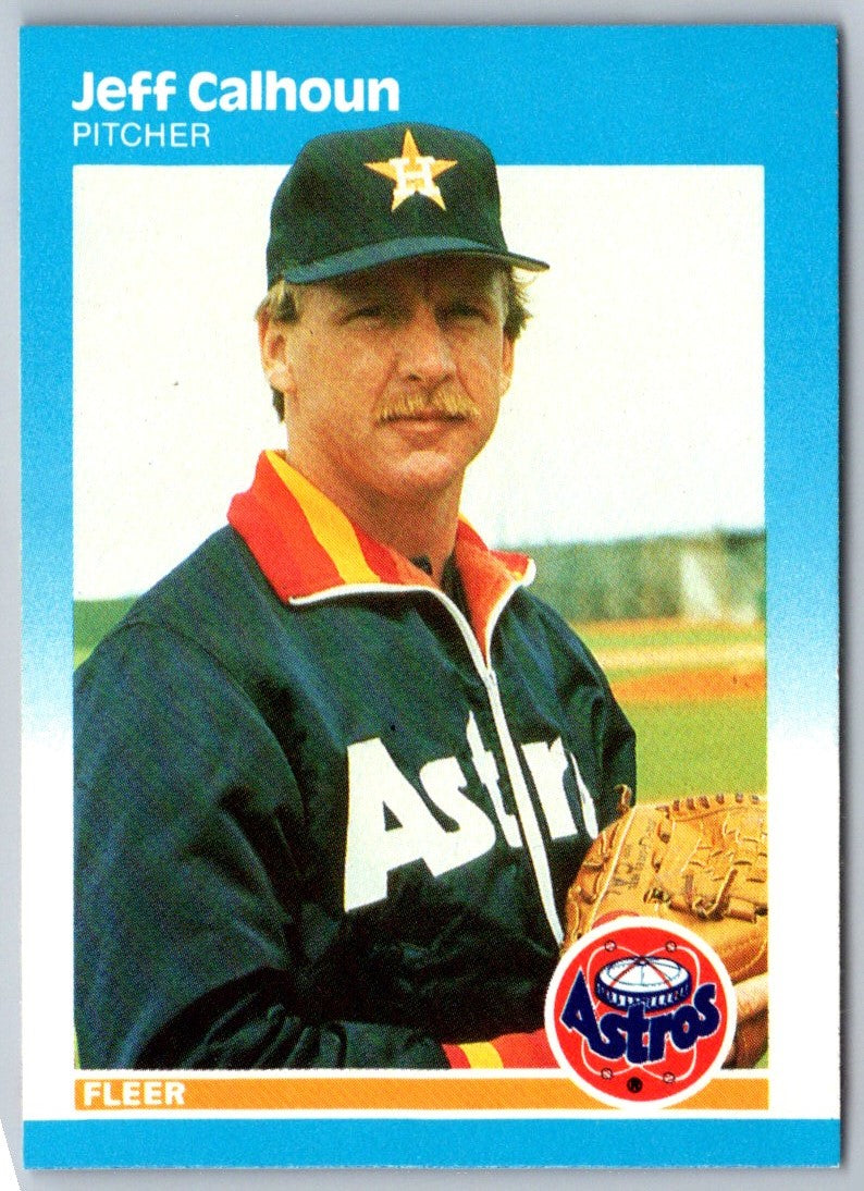 1987 Fleer Jeff Calhoun