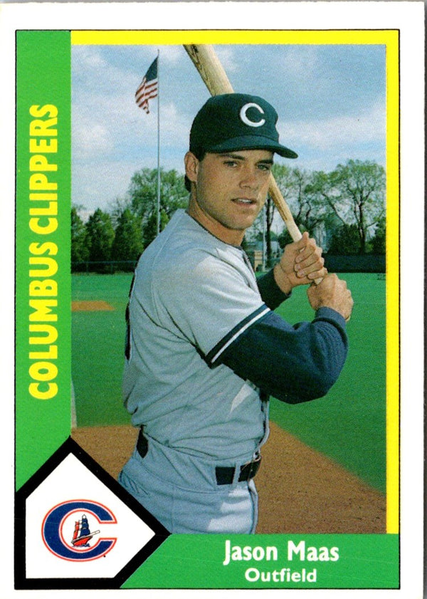 1990 CMC Columbus Clippers Jason Maas #15