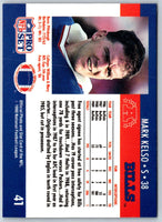 1990 Pro Set Mark Kelso #41