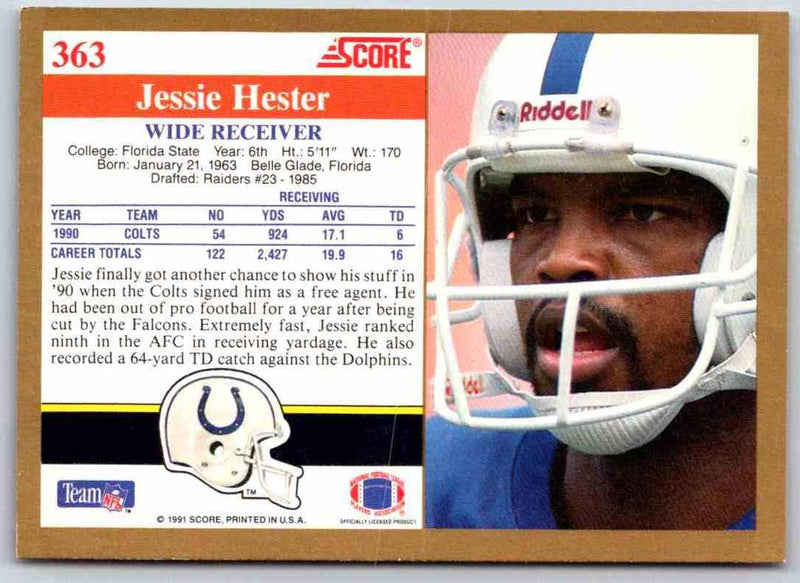 1991 Score Jessie Hester