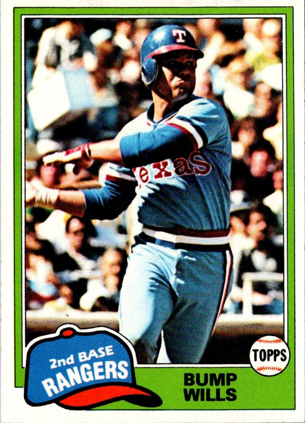 1981 Topps Bump Wills #173